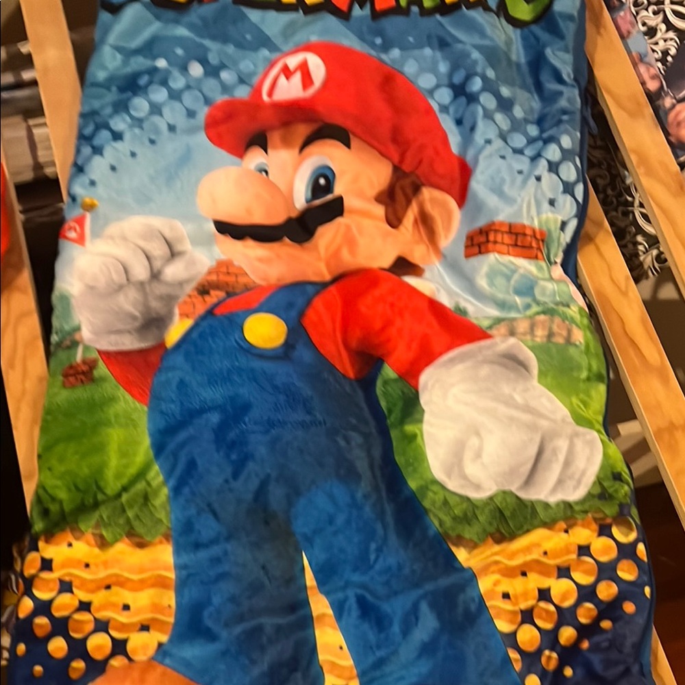 Super Mario Plush Blanket